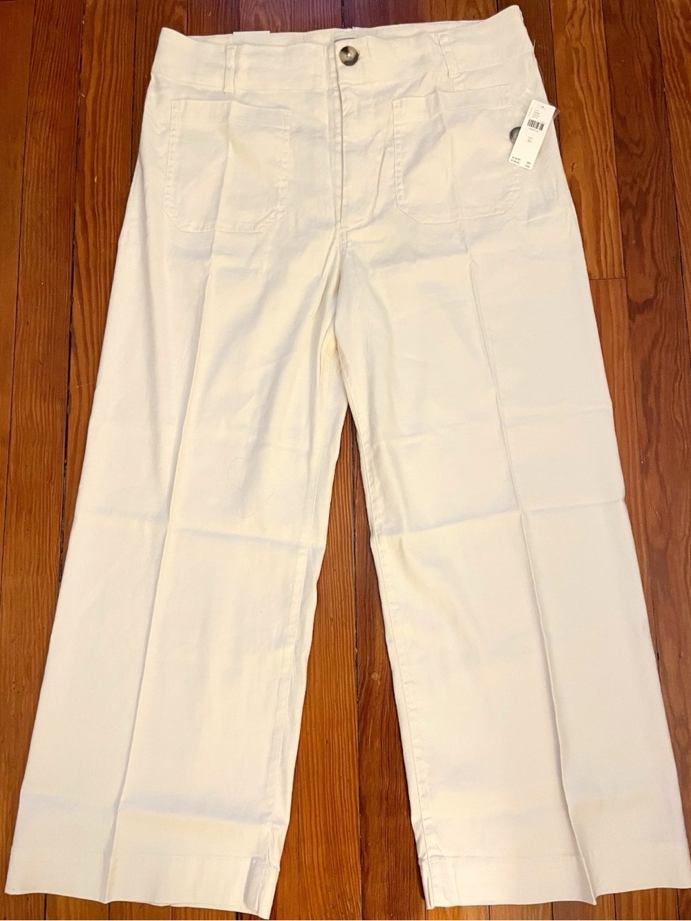Anthropologie Maeve Colette - Ivory Cropped Pants
